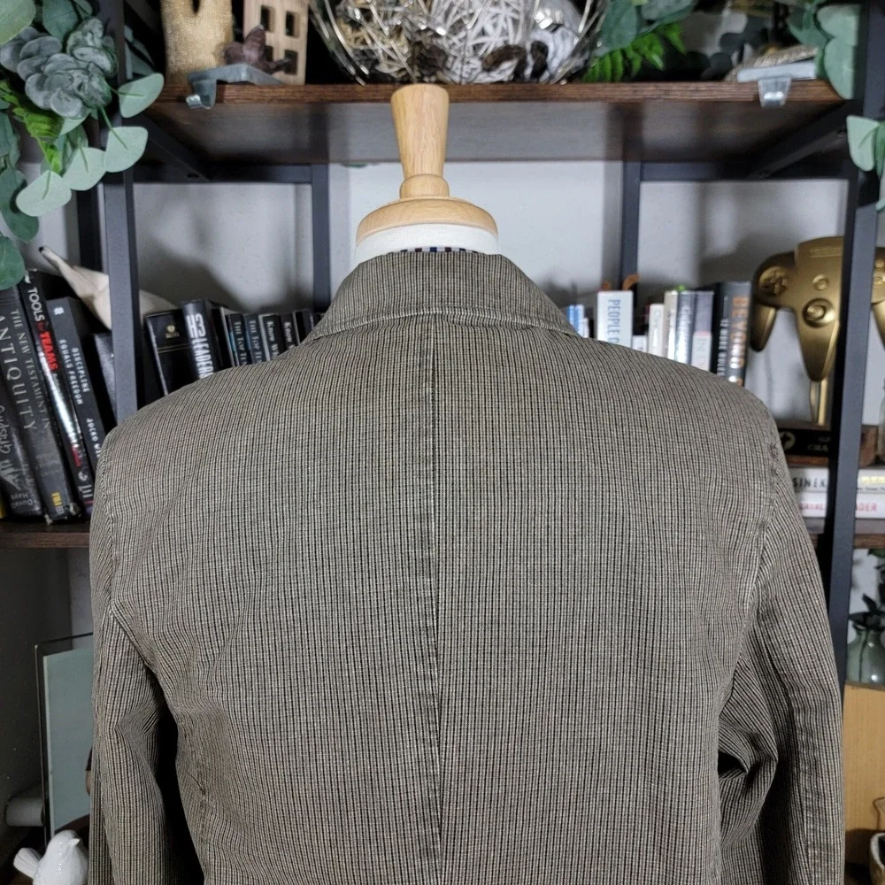 VTG The Territory Ahead Men's Sport Jacket Three Button Brown‎ Cotton Blend Med